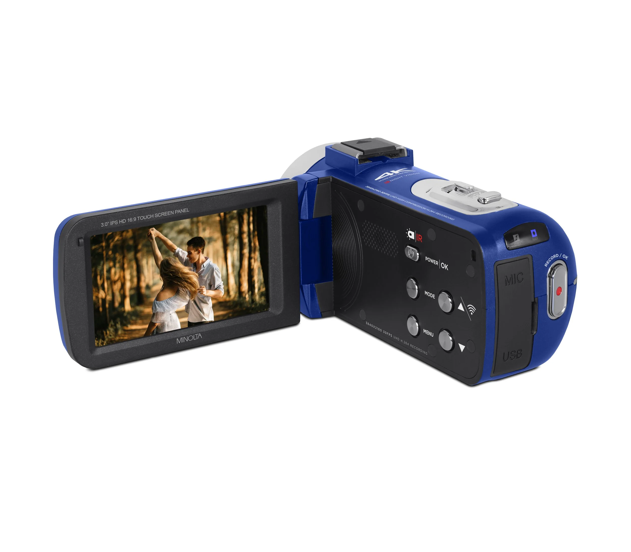 MN4K35NV - 4K Ultra HD IR Night Vision Camcorder — Minolta Digital